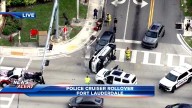 Police-involved crash in Fort Lauderdale causes lane closures on Sunrise Blvd. and 16th Ave.