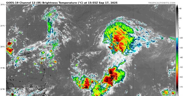 Tormenta tropical Gabrielle avanza por el Atlántico: ¿Hay peligro para México?