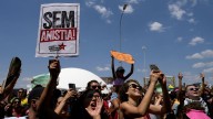Brazilians protest against a bill that could lead to a pardon for Bolsonaro and allies