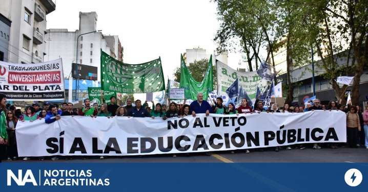 Docentes universitarios preparan la tercera Marcha Federal en rechazo al veto de Javier Milei