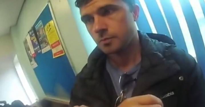 Bodycam footage shows moment killer Elias Morgan is arrested for revenge shooting of prison officer