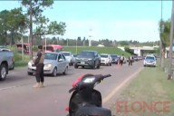 Accidente en el acceso Raúl Uranga de la ciudad de Paraná complica el tránsito: un auto y una moto colisionaron
