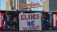 The moment fans knew the Guardians won the division