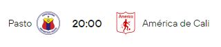 Deportivo Pasto y América de Cali medirán fuerzas este miércoles por la Liga BetPlay 2025
