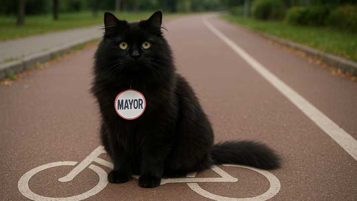 Un gato se convierte en “alcalde” en EEUU