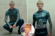 MGK describes the 'worst torture' of 'redesigning' his body with giant blackout tattoo