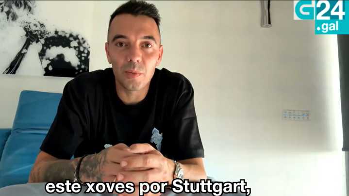 Iago Aspas amosa a súa ilusión pola reestrea europea do Celta