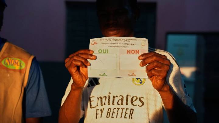 Guinea counts votes in a referendum that could allow junta leader to run for president