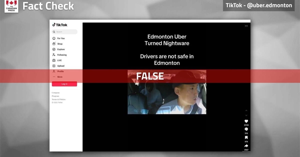 Fact File: Video of supposed attack on Edmonton Uber driver actually filmed in Texas