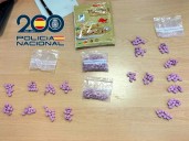 Detenido en Zaragoza con más de 300 pastillas de éxtasis ocultas en una mochila