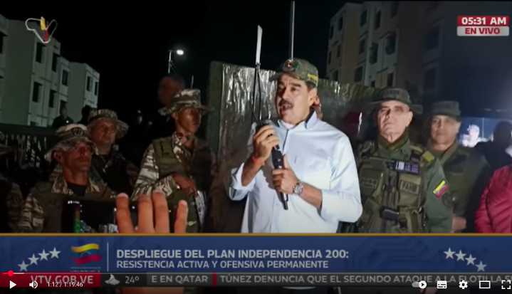(VIDEO)   Presidente Maduro inició despliegue, este jueves en la madrugada, del Plan Independencia 200