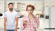 Romance Definitely Not In The Air As Wife Puts On PJs Before Dinner