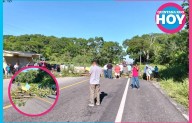 Bloqueo en la carretera federal 186 por fallas en el suministro eléctrico