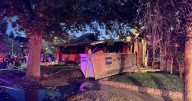 Denver house undergoing renovations catches fire Monday morning, roof collapses, no injuries