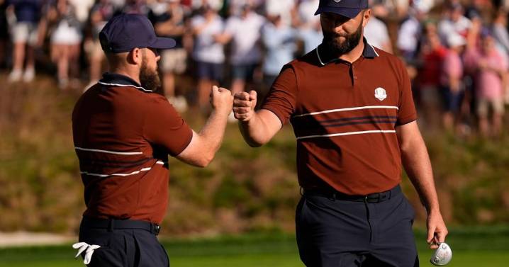 Europe romps to another session win in Ryder Cup for a commanding 5