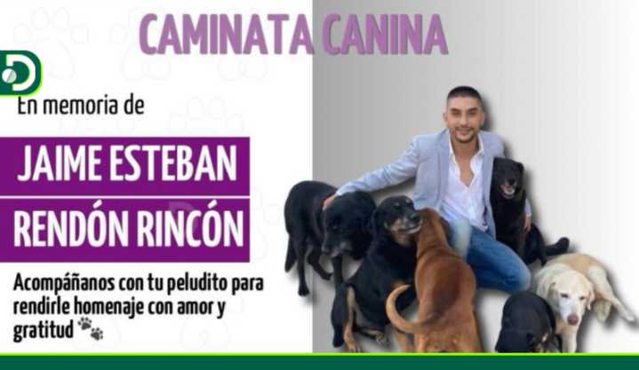 Con caminata canina rendirán homenaje a Jaime Esteban Rendón en Rionegro