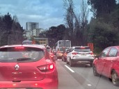 Caos en Valparaíso por trabajos en la bajada Santos Ossa: tránsito seguirá reducido a una pista hasta el 11 de septiembre