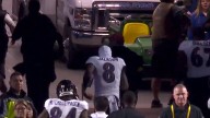 Baltimore Ravens ordered back onto field as officials shout 'hold on' after Lamar Jackson and Co run off against Bills
