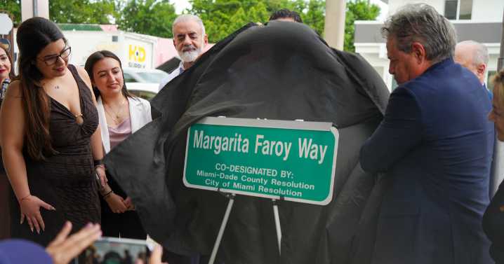Miami honra legado de empresaria con la inauguración de Margarita Faroy Way