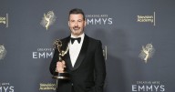 Emmys: Jimmy Kimmel says he's standing up for Stephen Colbert