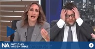 El "No, no, no" de Nicolás Wiñazki: el conductor se tomó la cabeza en vivo por el cruel comentario de Arietto