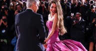 Amal Clooney Stuns in Venice in Mini‑Dress With Dramatic Train
