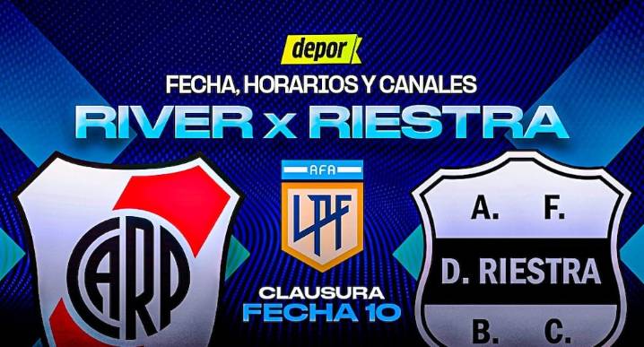 River vs. Riestra: fecha, horarios y canales de TV por Liga Profesional Argentina