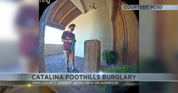 PCSD seeks info on suspects in connection to Catalina Foothills burglary