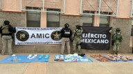 Gabinete de Seguridad catea casa y asegura diversos tipos de drogas en Sonora