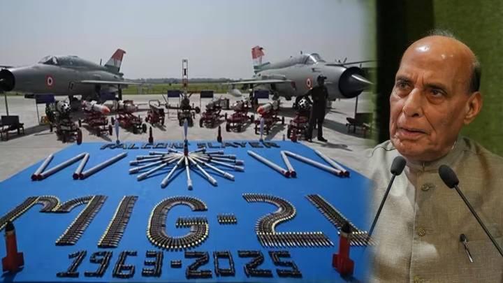 MiG-21 Flies Through Indian Skies For Last Time: Rajnath Singh