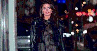 Brooks Nader Struts Braless in Suede Coat in New Video