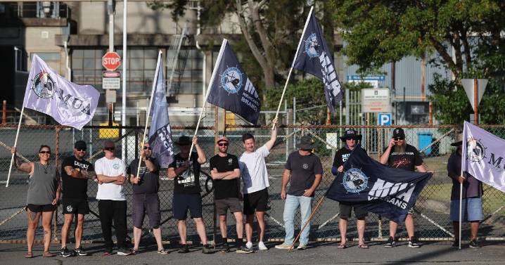 GrainCorp workers strike at Newcastle port