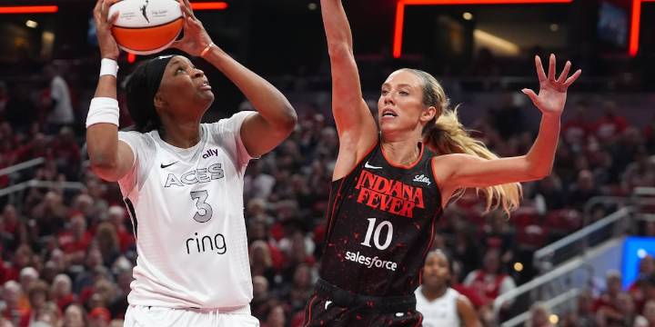 Aces beat Fever 84-72 for 2-1 lead in WNBA semifinal series