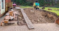 Scottish couple make unexpected find after clearing rubbish in new garden