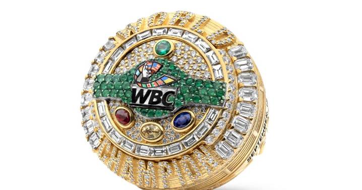 El CMB revela un anillo exclusivo para el ganador de combate Canelo vs. Crawford