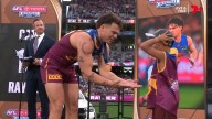 Fans take aim at AFL over ‘cringe’ move to mic up Auskick kids for grand final medal presentations