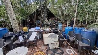 FANB desmantela dos campamentos usados por grupos Tancol en Amazonas