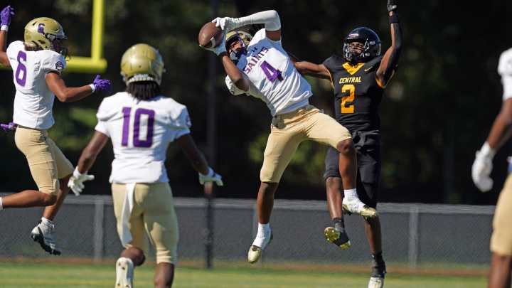 Photos of St. Raphael vs. Central football on Saturday, September 20 2025