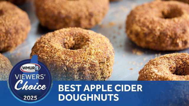 Who makes the best apple cider doughnuts in New Hampshire?