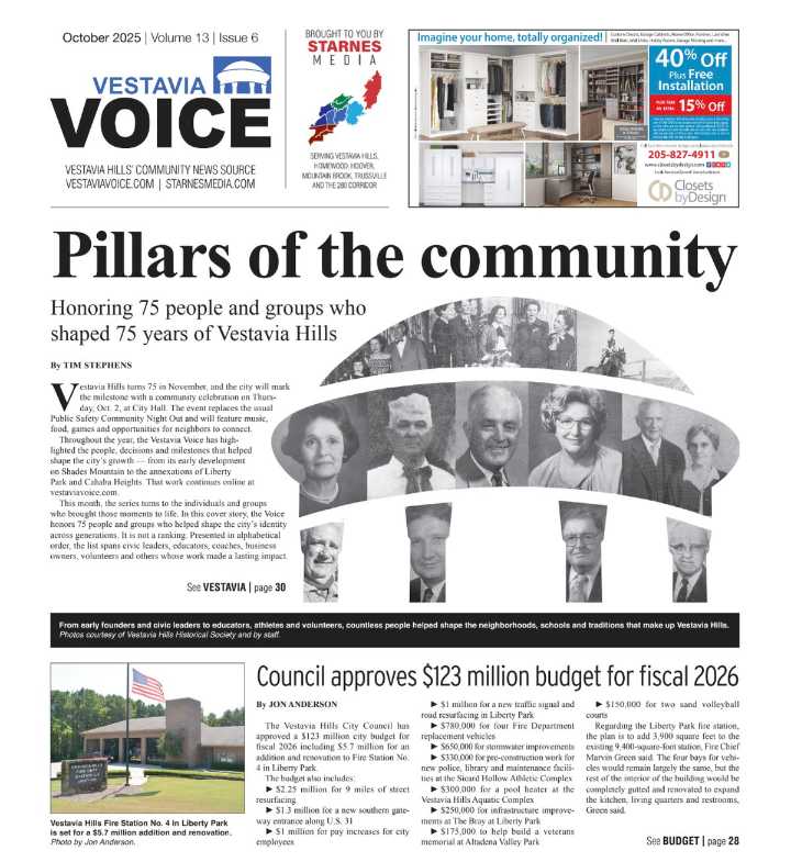 October preview: Vestavia's 75th leads cover