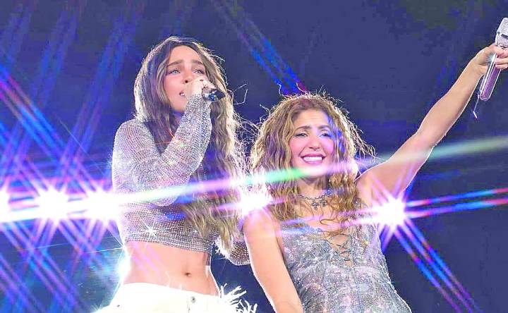 Invitada especial de Shakira