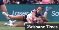 Upton charges over the Cowboys