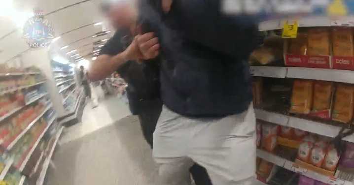 Perth arrest: Man charged with multiple offences after car and chase on foot