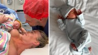 Seven AFL commentator Abbey Holmes opens up about birth of son Braxton and life as a new mother