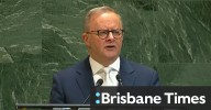 Anthony Albanese addresses the United Nations