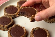 Pepas de chocolate saludables sin harina ni azúcar