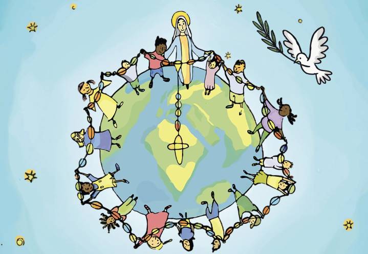 1 million children to pray the rosary for world peace on Oct. 7