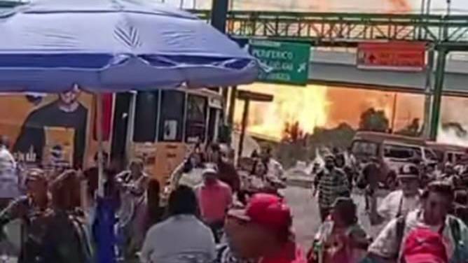 Explosión de pipa en La Concordia deja 18 heridos y caos vial