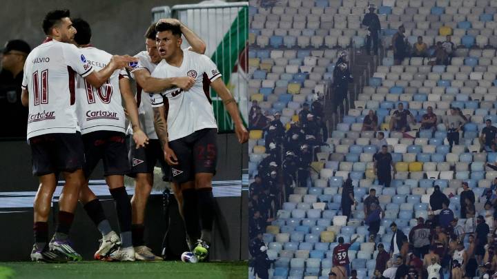 Clasificación de Lanús a la semifinal de la Copa Sudamericana venciendo a Fluminense se vio opacada por los incidentes entre policía brasileña e hinchas argentinos