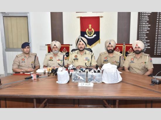 Amritsar Police bust cross‑border narco‑arms module; six held with 4.03 kg heroin, Glock and .30‑bore pistol [ FULL VIEW ]